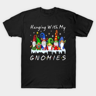 Hanging With My Gnomies Christmas T-Shirt